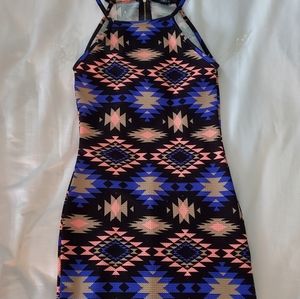 Aztec patter dress